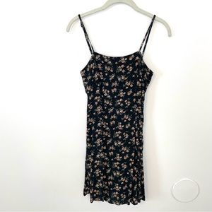 American Eagle Dress Sundress Ditzy Floral Tie Back XS Cottagecore Fairy Y2K
